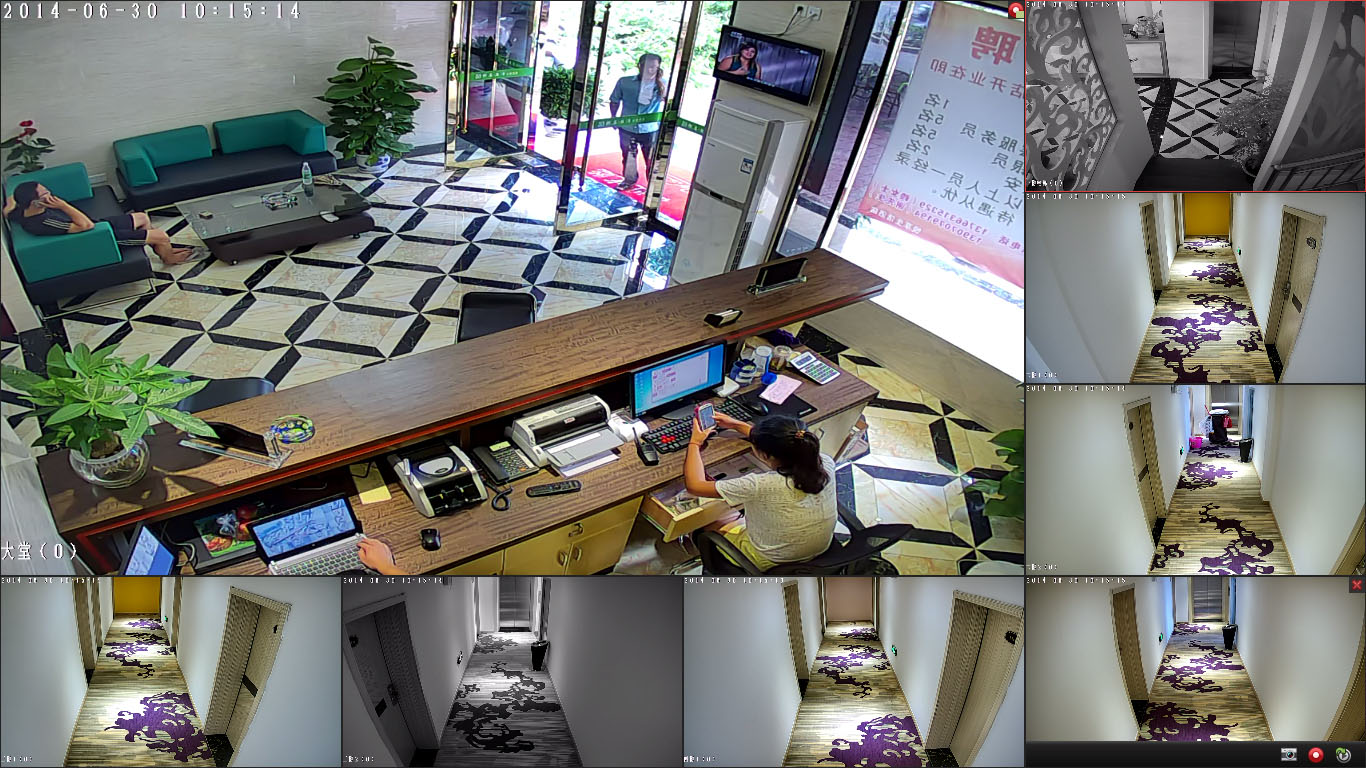 贛州智匯安防-監(jiān)控工程效果